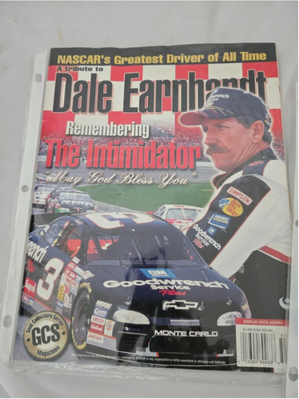 Lot of 3 Vintage Dale Earnhardt Magazines - Times & Nascars Greatest Driver